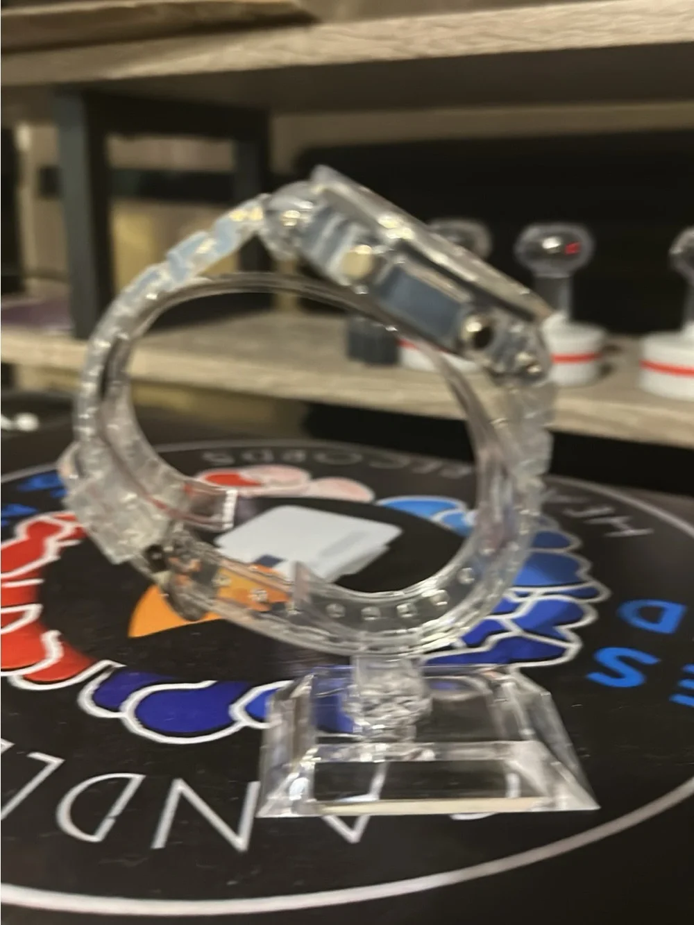 Casio Clear Transparent Band G-Shock with Multicolor Accents